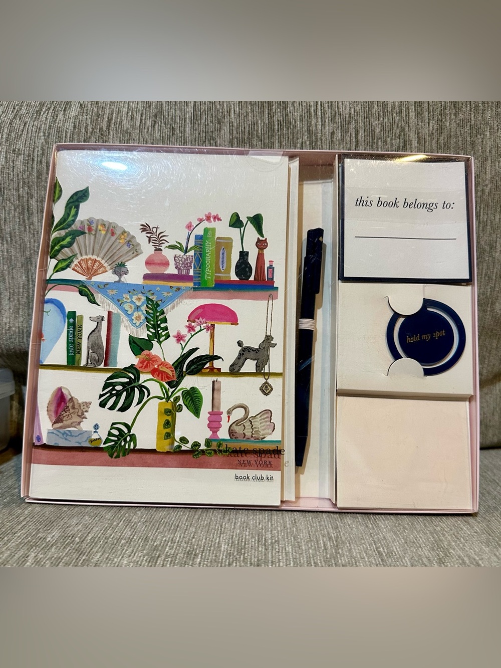 kate spade Pink Multi Book Club Kit Notebook Set